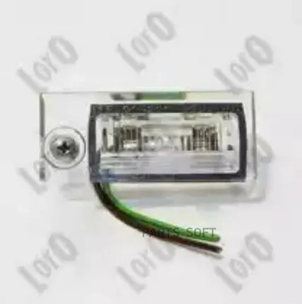 Фото №0 LORO 003-06-903 Фонарь подсветки номера лев (с лампой, тип лампы: C5W) AUDI: A4 AVANT (1998-2001) / A6 SEDAN (1998-2005) (Страна производства: польша)