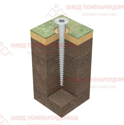 Фото №0 Опора винтовая ОВКФ-76-1200