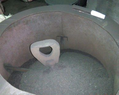 фото Дробление извести