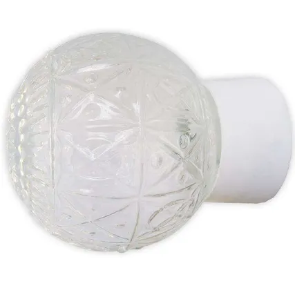 Фото №0 Светильник НББ 64-60-080 "Ребус" d150 1х60Вт E27 IP20 прозр. прям. осн. Элетех 1005100182