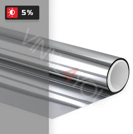 Фото №0 Зеркальная тонировочная пленка Scorpio Silver R5