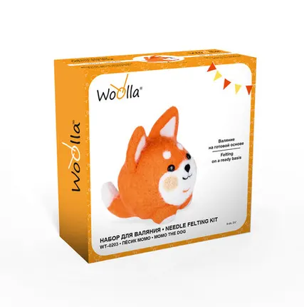 Фото №0 "Woolla" WT-0203 "Песик Момо" набор для валяния .