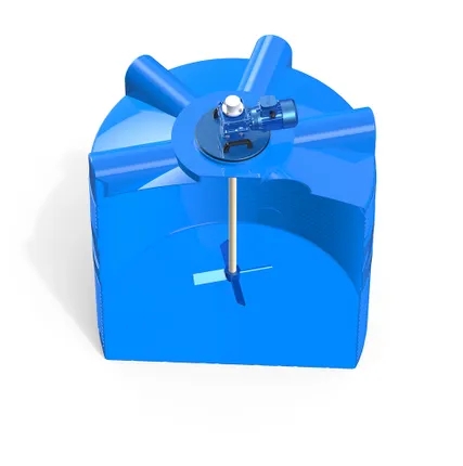 Фото №6 Емкость V 2000 литров с лопастной мешалкой