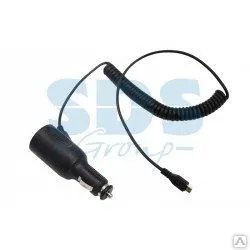 фото Автозарядка с индикатором micro USB (АЗУ) (5V, 2 000mA) шнур спираль до 2М