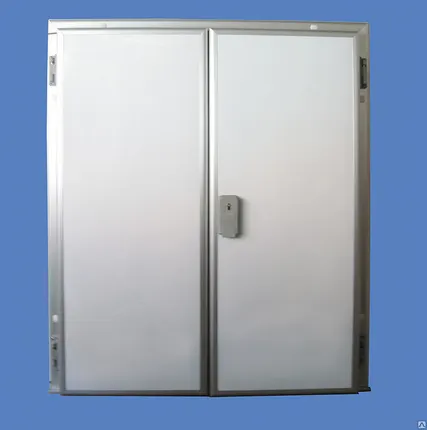 Фото №0 ДВЕРИ ХОЛОДИЛЬНЫЕ РАСПАШНЫЕ ДВУХСТВОРЧАТЫЕ ДХД-14/20 / 100мм