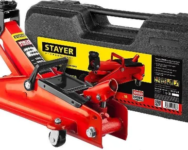 фото Домкрат гидравлический подкатной &quot;RED FORCE&quot;, 2т, 130-350мм, в кейсе