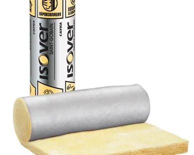 фото Стекловолоконный утеплитель Isover Сауна-50 12500х1200х50 мм / 1 шт.