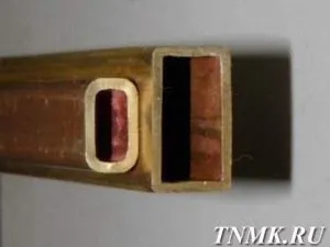 фото Труба медная профильная 4х8,5х1 М1 ГОСТ 16774-2015