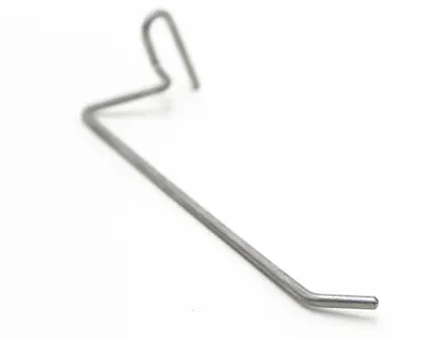 фото Крючок одинарный на экономпанель, L=150мм, цинк