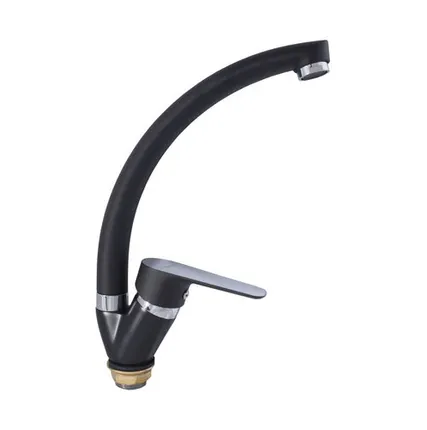 Фото №0 Смеситель для кухни VODEN 4724 А23N, боковая ручка без подводки,черный