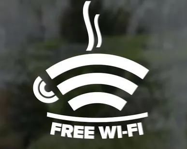 фото Наклейка «FREE Wi-Fi»