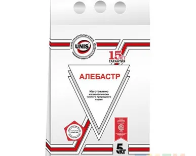 фото Алебастр "Юнис" 5кг (уп. 4шт.)