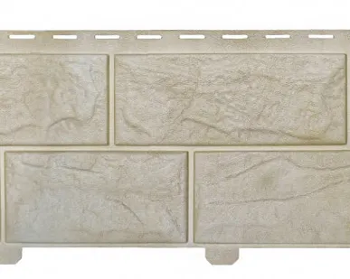 фото Формованный сайдинг Альта-Профиль Камень Вулканический цвет Рутил