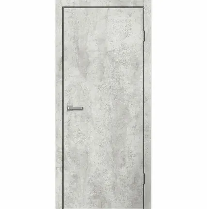 Фото №0 Дверь межкомнатная (Сибирь-Профиль) глухая, микрофлекс, Цемент светлый 2000х800мм