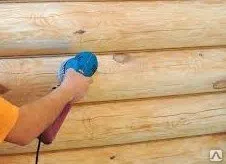 Фото №0 Шлифовка бревна (сруба)/бруса