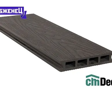 фото Террасная доска из ДПК CM Decking "Vintage" цвет: Черное Дерево, 140x25 мм (цена м2)