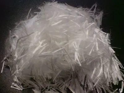 Фото №0 Фиброволокно полипропиленовое в бетон раствор стяжки 6, 12, 18 мм