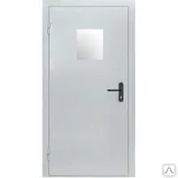 Фото №0 Дверь противопожарная однопольная(900/2000) остекленная.Левая