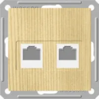 фото РОЗЕТКА ИНФОРМАЦИОННАЯ "ВЕССЕН59" С/У Б/РАМКИ КАТ.5Е 2-Я. СОСНА