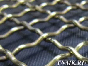 фото Сетка рифленая для грохота 9х9х3 мм ГОСТ 3306-88