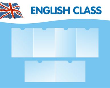 фото Стенд школьный English class