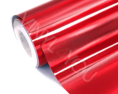 фото Пленка Лазерный хром красный