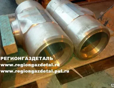 фото Тройник 150х100 точеный нержавеющий