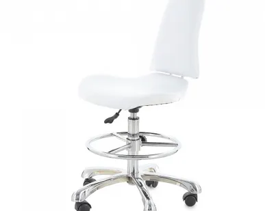 фото Стул массажиста (сталь) арт. МА01, цвет белый (МА01 (IH-02))