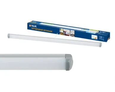 фото Светильник ULO-Q141 AL60-18W/NW SILVER Светильник светодиодный накладной ТМ Volpe. Белый свет. Цвет серебристый.