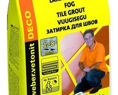 фото ВЕБЕР.ВЕТОНИТ затирка ДЕКО коричневый №31 (2кг)