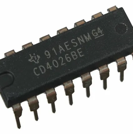 Фото №0 Семисегментный драйвер CD4026BE
