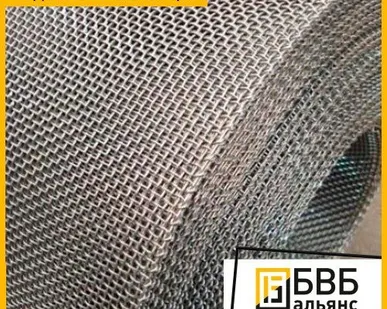 фото Сетка нержавеющая 0,065 мм ячейка 0,1 мм ГОСТ 6613-86
