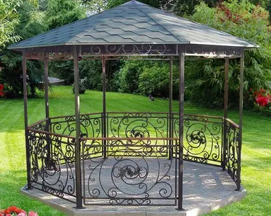 фото Кованые беседки