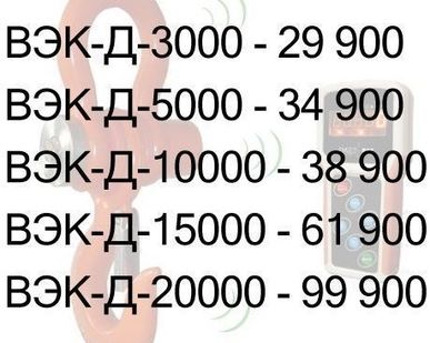 фото Промышленные крановые весы ВЭК-Д-3000 СмартВес