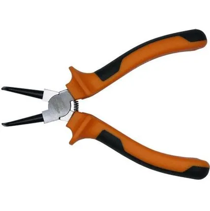 Фото №0 Щипцы для стопорных колец 7" (180 мм) сжим изогнутый, 440207, Ombra
