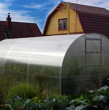Фото №1 Теплица арочного типа из поликарбоната (4мм). 