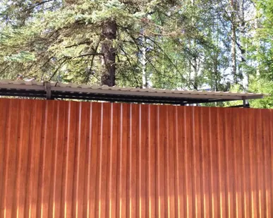 фото Профнастил С-20 0,4 Printech Naive (Темное дерево)