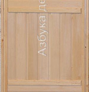 фото Банная дверь из липы и кедра 3 DoorWooD