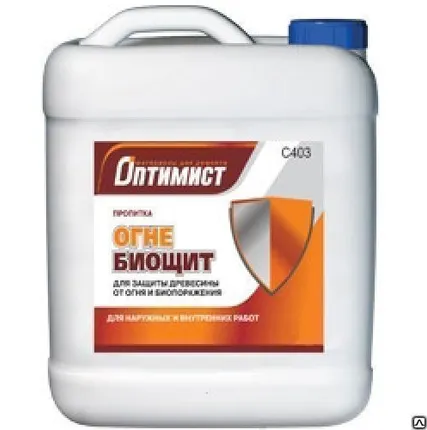 Фото №0 Пропитка бесцветная Огнебиощит, 5л 1628