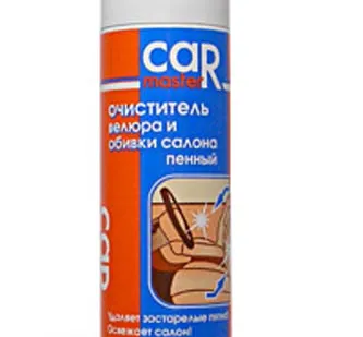 фото Очиститель салона и велюра "CARmaster" пенный аэрозоль 335мл.