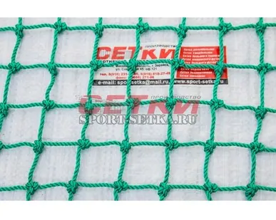 фото Сетка заградительная, яч. 40*40, Д 3,5 мм, зеленая