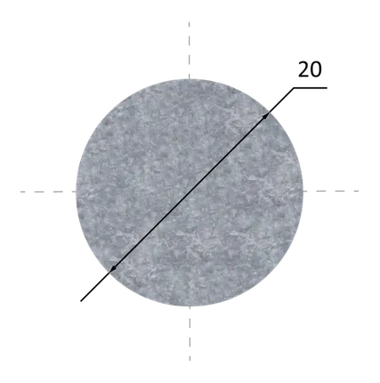 Фото №0 Круг оцинкованный 20