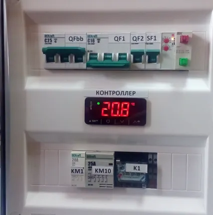 Фото №0 Щит управления приточной установкой с эл калорифером