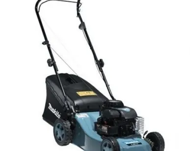 фото Бензиновая несамоходная ручная газонокосилка Makita PLM4101