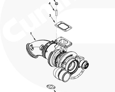 фото Турбина Cummins ISBe E4 4047757 4956077 4047758