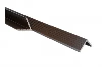 фото Уголок торцевой ДПК T-Decks PREMIUM 3D 56x56 (венге)
