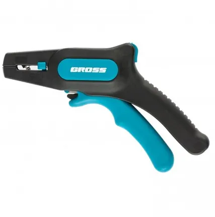 Фото №0 Щипцы для зачистки электропроводов 0.2-6 мм2 (10-24 AWG), лезвие: нержавеющая сталь Gross