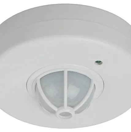 Фото №0 Датчик движения MD 017 бел. макс. нагрузка 1200Вт угол обзора 180-360град. дальность 12м бел. Эра Б0043794