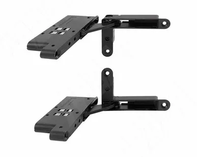 фото SECRET MAXI Комплект скрытых петель (90/100) с плавным закрыванием на один фасад, черный матовый (HH14800HBL)