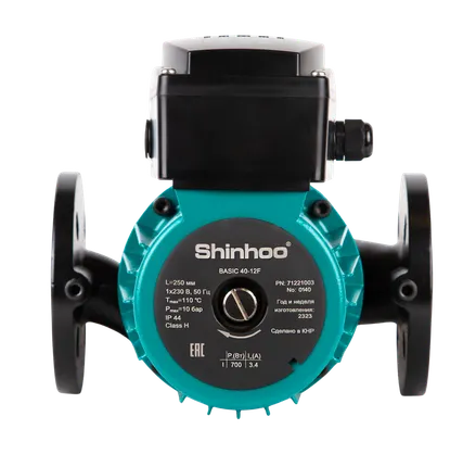Фото №12 Циркуляционный насос SHINHOO BASIC 40-12SF 3x380V